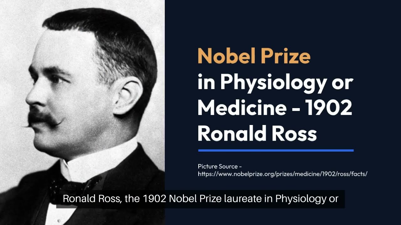 Sir Ronald Ross and the mosquito link: how one Nobel winning discovery changed the course of malaria control
